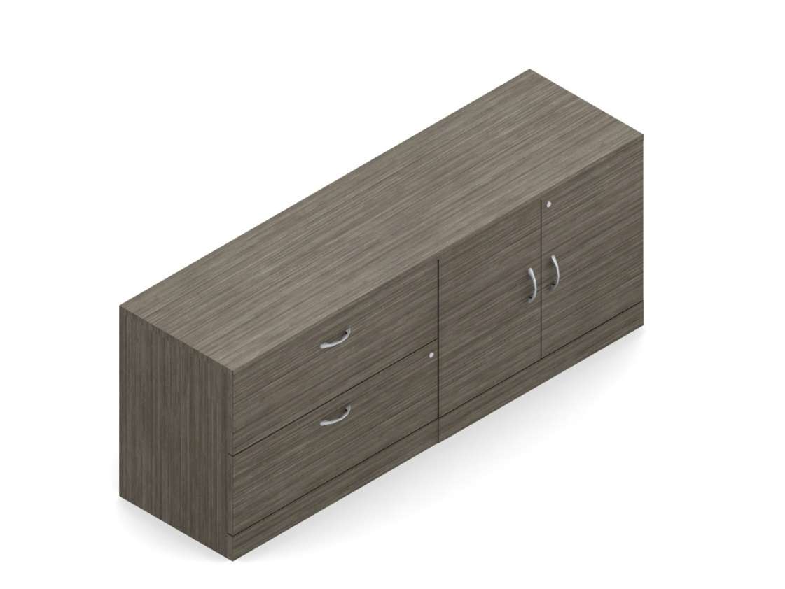 Credenza with Lateral Files & Storage Toronto Office Furniture Inc.